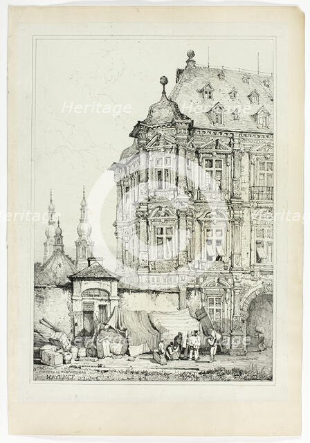 Chateau de Martinsbourg, Mayence, 1833. Creator: Samuel Prout.