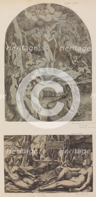 Venus and Nymphs Bathing, 1543. Creator: Antonio Fantuzzi.