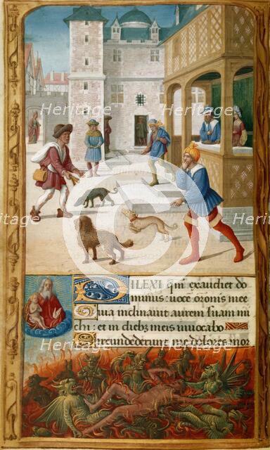 Dives and Lazarus, c1500.  Creator: Jean Poyet.