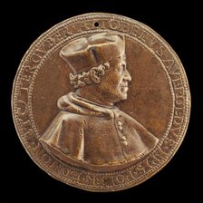 Altobello Averoldo, c. 1468-1531, Bishop of Pola, Thrice Governor of Bologna [obverse], 1530/1531. Creator: Antonio Vicentino.
