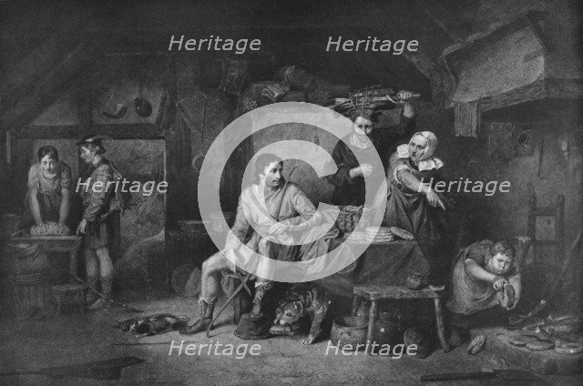 'King Alfred in Neatherd Cottage', 1806, (1912). Artist: David Wilkie.