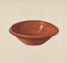 Bowl, c. 1939. Creator: Wilford H. Shurtliff.