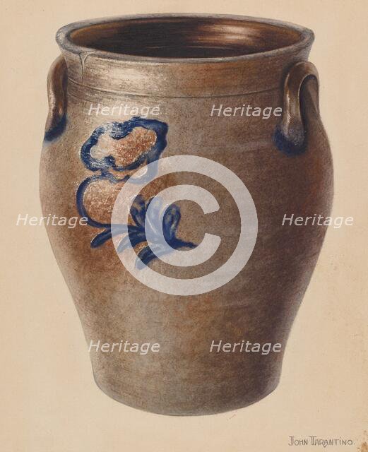 Crock, c. 1938. Creator: John Tarantino.