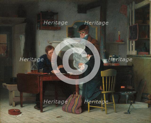 Waiting for the Stage, 1851. Creator: Richard Caton Woodville.