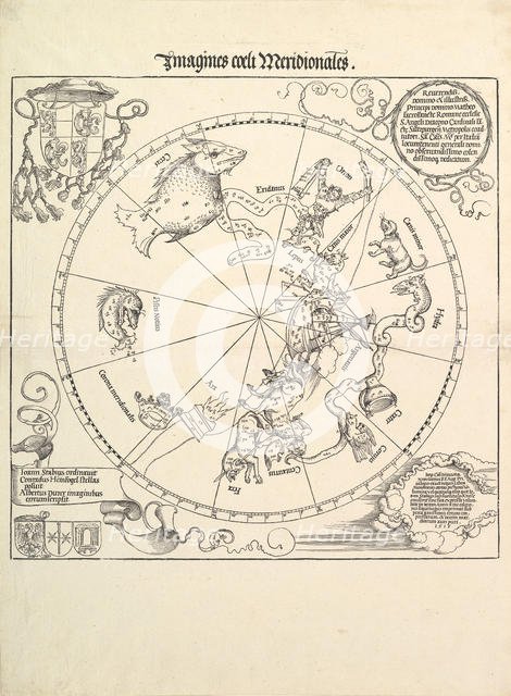 The Celestial Globe-Southern Hemisphere, 1515. Creator: Albrecht Durer.