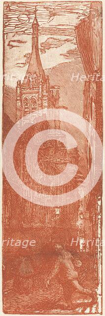 Saint-Severin, published 1901. Creator: Auguste Lepere.