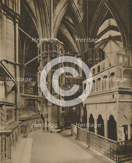 'The Shrine of Edward the Confessor Behind The High Altar', c1935. Creator: King.