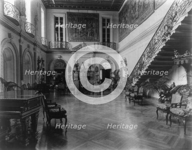 Larz Anderson house, Washington, D.C. - ballroom, between 1890 and 1950. Creator: Frances Benjamin Johnston.