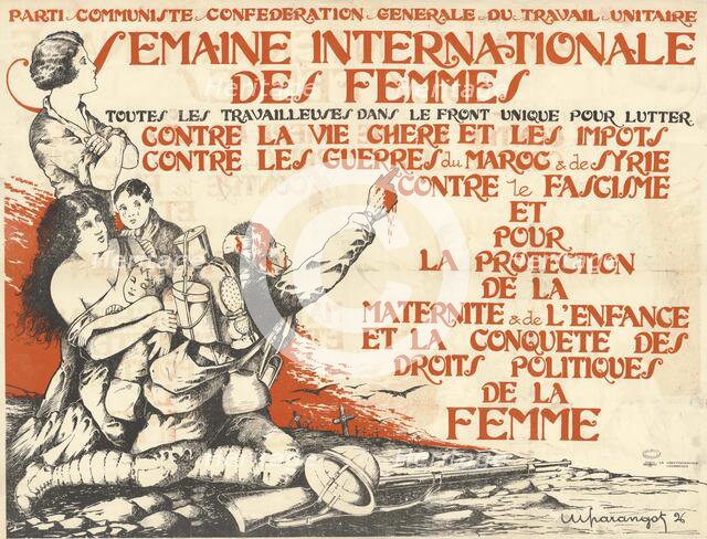 International Women's Week, 1926. Creator: Anonymous.