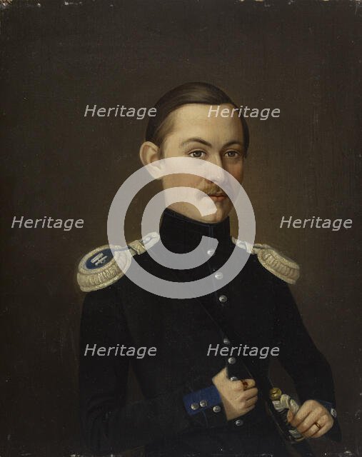 Staff Captain Danielsson, 1844. Creator: Wilhelm von Wright.