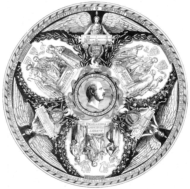 The International Exhibition: the Albert Commemoration Tazza, designed for the London..., 1862. Creator: Unknown.