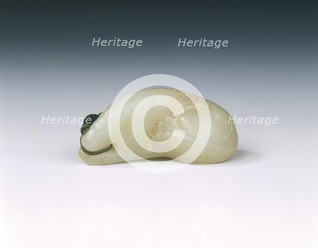 Jade recumbent horse, Southern Song dynasty, China, 1127-1279. Artist: Unknown