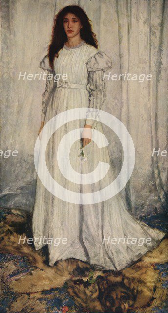 'The White Girl', 1862. Artist: James Abbott McNeill Whistler.