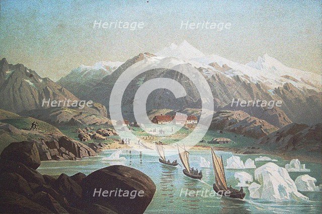 The second German northpolar expedition to the Arctic and Greenland in 1869. Artist: Anonymous  