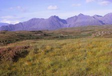 Black Cuillin Hills, from Rubha an Dunain, Isle of Skye, Scotland, 20th century. Artist: CM Dixon.