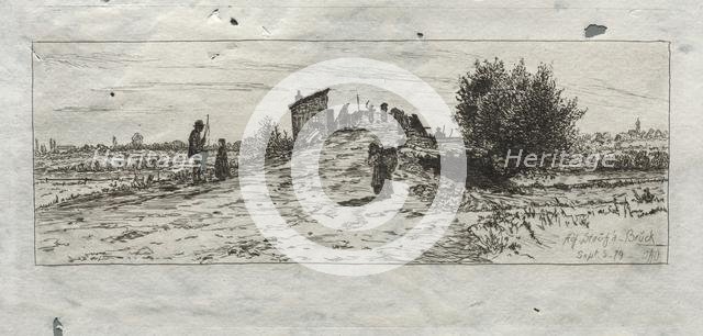 Auf Stauf a-Bruck, 1879. Creator: Otto H. Bacher (American, 1856-1909).