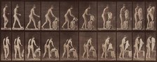 Animal Locomotion. Plate 415, 1887. Creator: Muybridge, Eadweard (1830-1904).