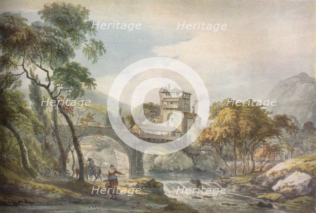 'A Classical Landscape', c18th century. Artist: Paul Sandby.