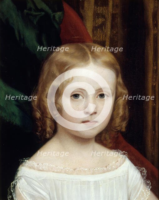 Portrait thought to be Jeanne Scheffer, c1845. Creator: Henry Scheffer.