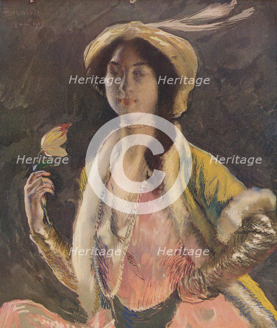 'Portrait of Miss B', 1908, (c1932). Artist: Paul Albert Besnard.