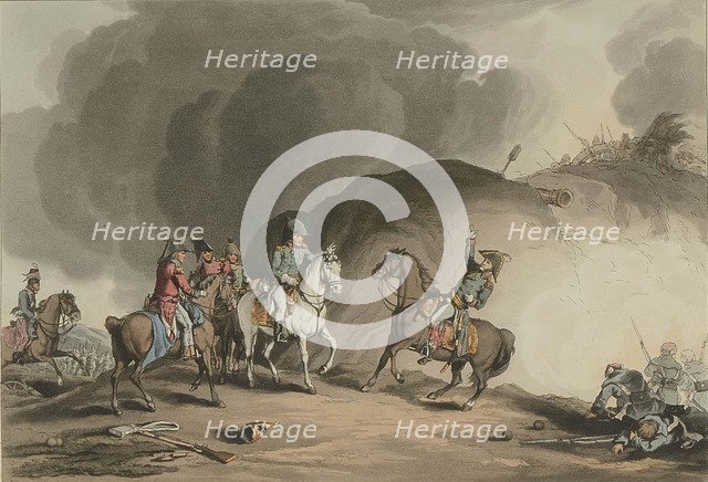 The death of General Moreau at Dresden.