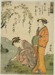 The Poet Sojo Henjo, from the series "Six Immortal Poets (Rokkasen)", c. 1785. Creator: Torii Kiyonaga.