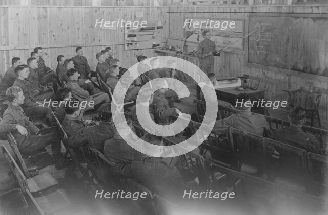 Machine gun school, 12 Dec 1917. Creator: Bain News Service.