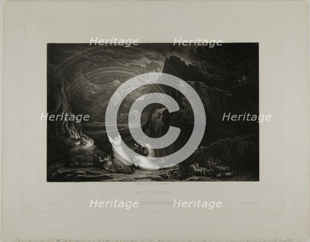 The Covenant, from Illustrations of the Bible, 1832. Creator: John Martin.