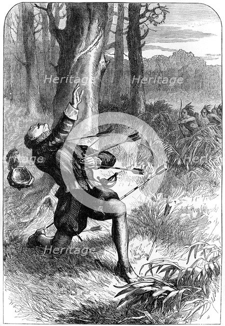 Murder of White's assistant, c1580s (c1880). Artist: Unknown