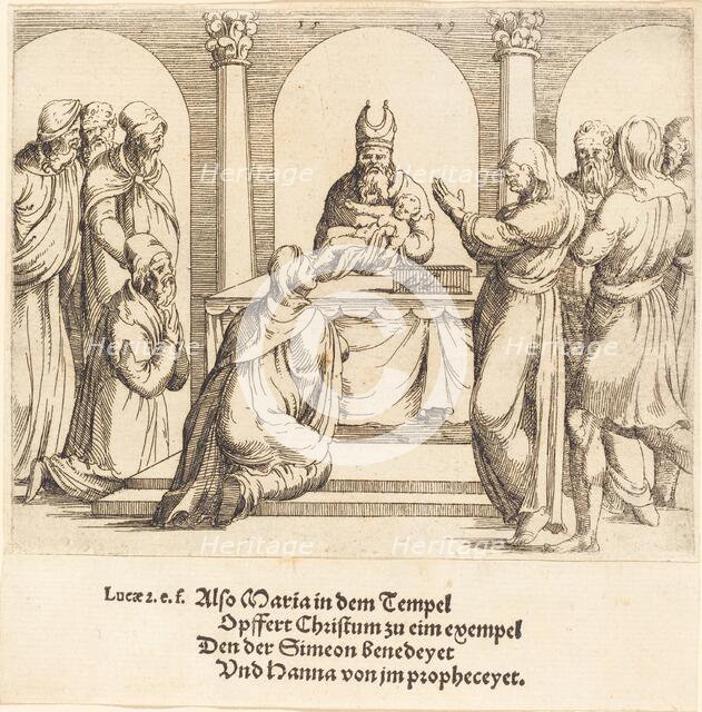 The Presentation in the Temple, 1549. Creator: Augustin Hirschvogel.