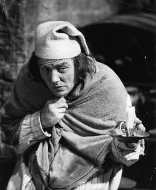 Albert Finney (1936- ), British actor, playing the role of Scrooge, 1970. Artist: Unknown