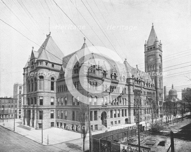 New City Hall, Cincinnati, Ohio, USA, c1900.  Creator: Unknown.