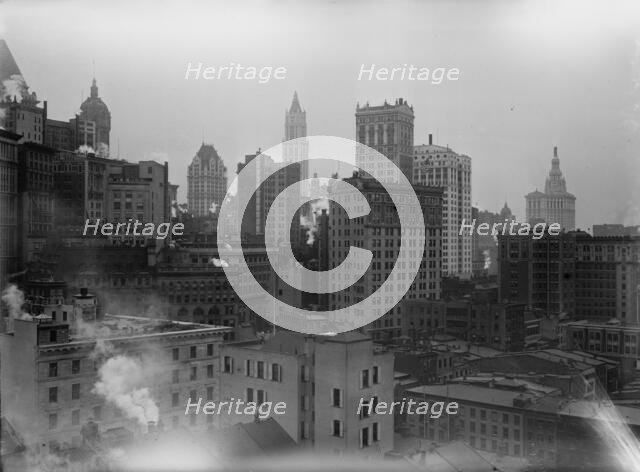 Lower N.Y. from Coenties Slip, between c1910 and c1915. Creator: Bain News Service.