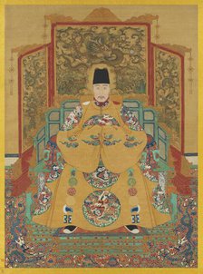 Portrait of the Jiajing Emperor (1507-1567). Creator: Chinese Master.