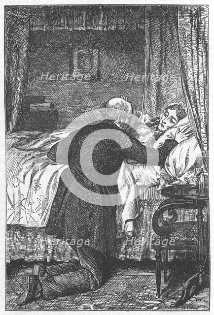 Scene from Scenes of Clerical Life by George Eliot, 1883. Artist: Robert Brown
