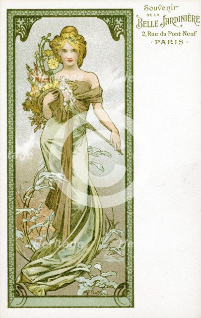 'Spring', 1896. Artist: Alphonse Mucha