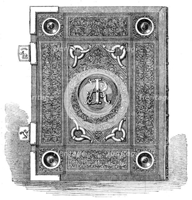 Book of subscribers to the Roebuck Testimonial at Sheffield, 1869. Creator: Unknown.