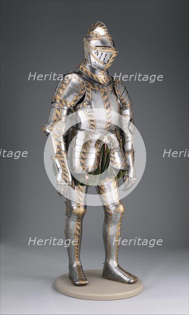 Field and Tournament armour of Johann Wilhelm, Duke of Saxe-Weimar, German, Augsburg, c1565. Creator: Anton Peffenhauser.