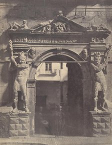 Zaragoza: Porta de los Gigantes, 1860. Creator: Charles Clifford.
