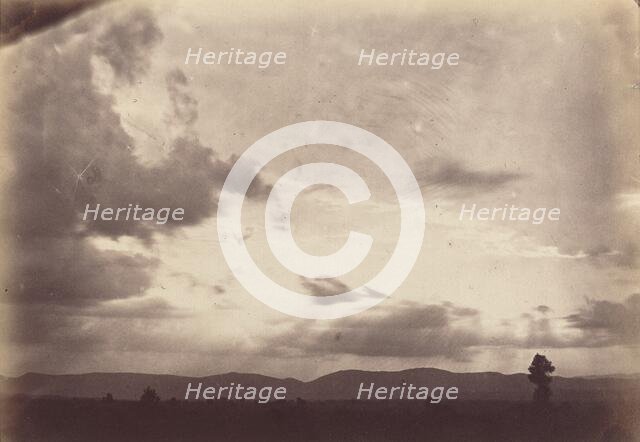 Cloud Study, Roman Campagna, c. 1860. Creator: Carlo Baldassare Simelli.