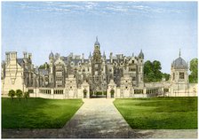 Harlaxton Manor, Lincolnshire, home of the Gregory family, c1880. Artist: Unknown