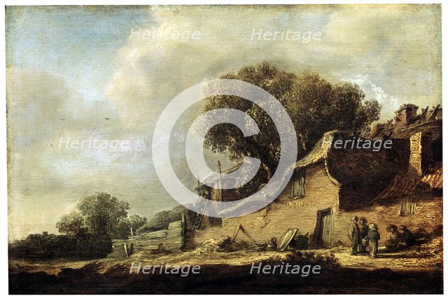 'Landscape with a Peasant Cottage', 1631.  Artist: Jan van Goyen