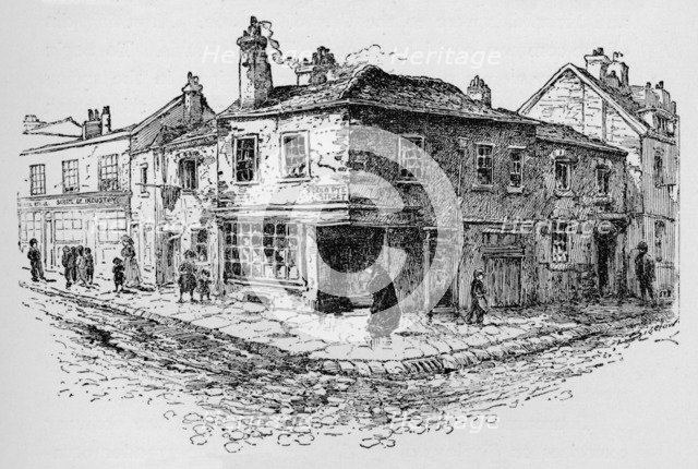 'Old Pye Street and the Ragged School', c1897. Artist: William Patten.