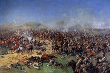 'The Battle of Borodino on August 26, 1812. Third French Attack', 1913. Creator: Franz Roubaud.