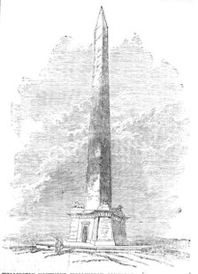 Wellington Monument, Wellington, Somerset, 1854. Creator: Unknown.