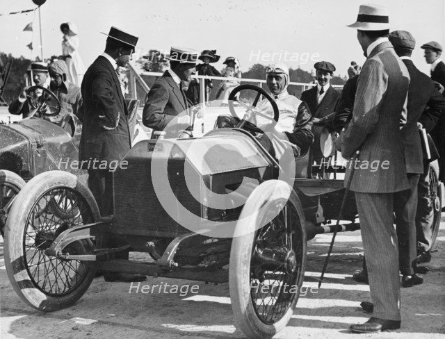1909 Lancia Beta, WL Stewart at the wheel, c1909-c1920. Artist: Unknown