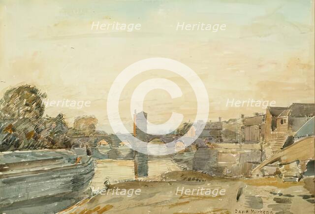 Fortified Bridge, c1920s. Creator: David Thomson Muirhead.