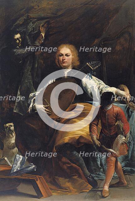 Portrait of Count Fulvio Grati, 1720. Creator: Giuseppe Maria Crespi.