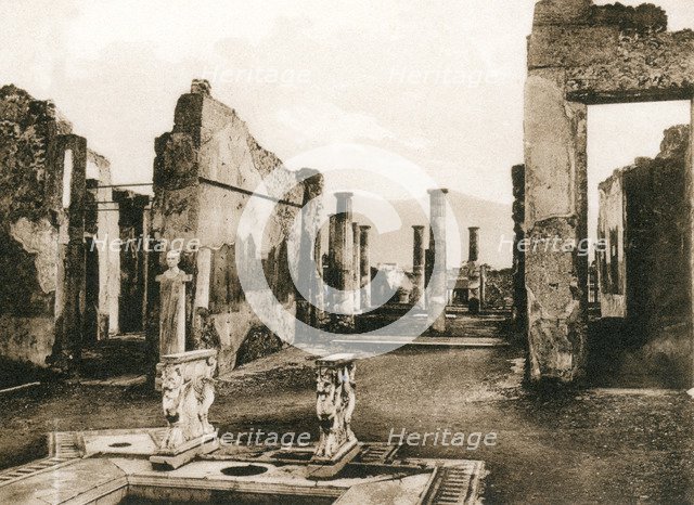 Casa di Cornelio Rufo, Pompeii, Italy, c1900s. Creator: Unknown.