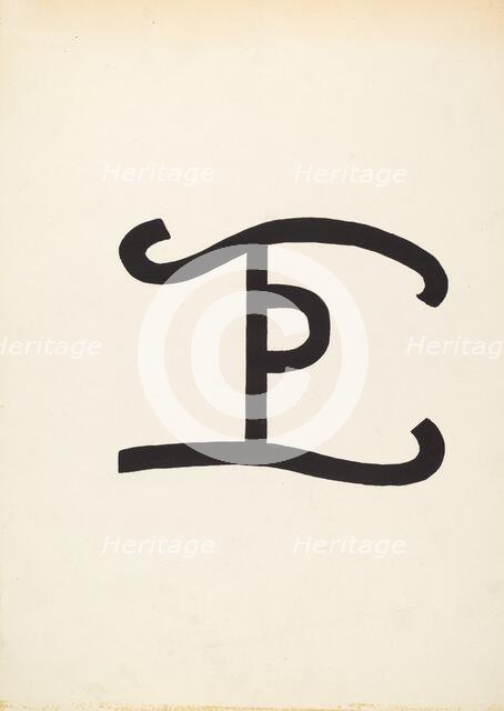 Cattle Brand, c. 1936. Creator: J.Henry Marley.